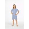 imageHawaii Hangover Boy Aloha Linen Cotton Shirt Cabana Set in Shark ToothTide Pool