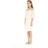 imageHawaii Hangover Girls Beach Wedding OffShoulder Ruffle Flower Girl DressIvory Cream