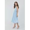 imageHawaii Hangover Womens Beach Wedding Periwinkle Blue Collection Bridesmaid DressKeyhole Midi