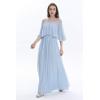 imageHawaii Hangover Womens Beach Wedding Periwinkle Blue Collection Bridesmaid DressOffshoulder Maxi