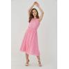 imageHawaii Hangover Womens Beach Wedding Pink Coral Collection Bridesmaid DressKeyhole Midi