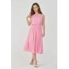 imageHawaii Hangover Womens Beach Wedding Pink Coral Collection Bridesmaid DressKeyhole Midi