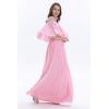 imageHawaii Hangover Womens Beach Wedding Pink Coral Collection Bridesmaid DressOffshoulder Maxi