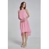 imageHawaii Hangover Womens Beach Wedding Pink Coral Collection Bridesmaid DressRuffle Highlow