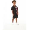 imageMatchable Family Hawaiian Luau Men Women Girl Boy Clothes in Watercolor Orchid in Black PinkBoy Short Sleeve Side