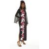imageMatchable Family Hawaiian Luau Men Women Girl Boy Clothes in Watercolor Orchid in Black PinkWomen Maxi Tank With Sleeve