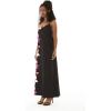 imageMatchable Family Hawaiian Luau Men Women Girl Boy Clothes in Watercolor Orchid in Black PinkWomen Sweet Heart Maxi