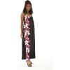 imageMatchable Family Hawaiian Luau Men Women Girl Boy Clothes in Watercolor Orchid in Black PinkWomen Sweet Heart Maxi