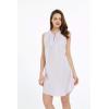 imageWomens Hawaiian Luau Linen Cotton Tunic DressAbalone Shell