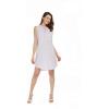 imageWomens Hawaiian Luau Linen Cotton Tunic DressAbalone Shell