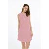 imageWomens Hawaiian Luau Linen Cotton Tunic DressPink Coral