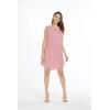 imageWomens Hawaiian Luau Linen Cotton Tunic DressPink Coral