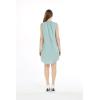 imageWomens Hawaiian Luau Linen Cotton Tunic DressSea Grass