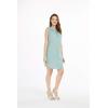 imageWomens Hawaiian Luau Linen Cotton Tunic DressSea Grass