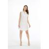 imageWomens Hawaiian Luau Linen Cotton Tunic DressShark Tooth