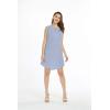imageWomens Hawaiian Luau Linen Cotton Tunic DressTide Pool