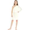 imageHawaii Hangover Girls Beach Wedding One Shoulder Ruffle Flower Girl DressIvory Cream