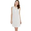 imageWomens Hawaiian Luau Linen Cotton Tunic DressShark Tooth