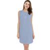 imageWomens Hawaiian Luau Linen Cotton Tunic DressTide Pool