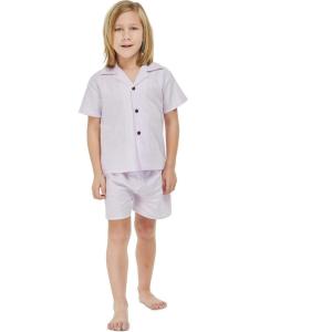 imageHawaii Hangover Boy Aloha Linen Cotton Shirt Cabana Set in Shark ToothAbalone Shell