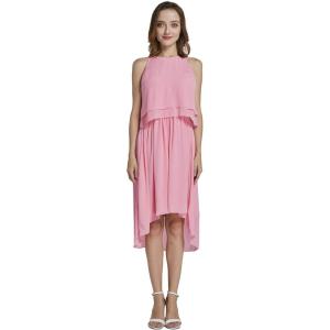 imageHawaii Hangover Womens Beach Wedding Pink Coral Collection Bridesmaid DressRuffle Highlow