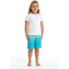imageBoys Spandex Hawaiian Beach Board Shorts with Elastic Tie and Pocket in Flamingo PartyPineapple Skull Turquoise