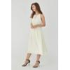 imageHawaii Hangover Womens Beach Wedding Ivory Cream Collection Bridesmaid DressKeyhole Midi