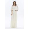 imageHawaii Hangover Womens Beach Wedding OffShoulder Long Ruffle Floor Length Bridesmaid DressIvory Cream