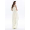 imageHawaii Hangover Womens Beach Wedding V Neck Spaghetti Strap Floor Length Bridesmaid DressIvory Cream