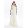 imageHawaii Hangover Womens Beach Wedding V Neck Spaghetti Strap Floor Length Bridesmaid DressIvory Cream