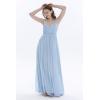 imageHawaii Hangover Womens Beach Wedding V Neck Spaghetti Strap Floor Length Bridesmaid DressPeriwinkle Blue