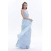 imageHawaii Hangover Womens Beach Wedding V Neck Spaghetti Strap Floor Length Bridesmaid DressPeriwinkle Blue