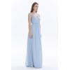 imageHawaii Hangover Womens Beach Wedding V Neck Spaghetti Strap Floor Length Bridesmaid DressPeriwinkle Blue