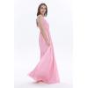 imageHawaii Hangover Womens Beach Wedding V Neck Spaghetti Strap Floor Length Bridesmaid DressPink Coral