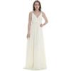 imageHawaiian Beach Wedding Groomsman Bridesmaid Matching Linen Shirt and Chiffon Dress in Ivory CreamV Neck