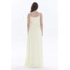 imageHawaiian Beach Wedding Groomsman Bridesmaid Matching Linen Shirt and Chiffon Dress in Ivory CreamV Neck