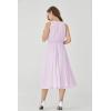 imageWomens Beach Wedding Lavender Pastel Collection Bridesmaid DressKeyhole Midi