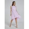 imageWomens Beach Wedding Lavender Pastel Collection Bridesmaid DressRuffle Highlow