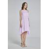 imageWomens Beach Wedding Lavender Pastel Collection Bridesmaid DressRuffle Highlow