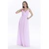 imageWomens Beach Wedding Lavender Pastel Collection Bridesmaid DressV Neck Maxi