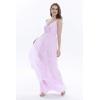 imageWomens Beach Wedding Lavender Pastel Collection Bridesmaid DressV Neck Maxi