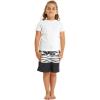 imageBoys Spandex Hawaiian Beach Board Shorts with Elastic Tie and Pocket in Flamingo PartyHawaiian Wave Black