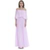 imageWomens Beach Wedding Lavender Pastel Collection Bridesmaid DressOffshoulder Maxi