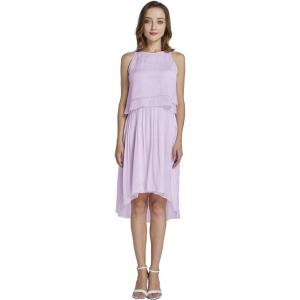 imageWomens Beach Wedding Lavender Pastel Collection Bridesmaid DressRuffle Highlow
