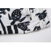 imageBoys Spandex Hawaiian Beach Board Shorts with Elastic Tie and Pocket in Classic Hibiscus PrintHonu Turtles in Black
