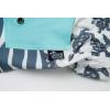 imageBoys Spandex Hawaiian Beach Board Shorts with Elastic Tie and Pocket in Classic Hibiscus PrintHonu Turtles in Turquoise