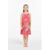 imageGirl Hawaiian Round Neck Dress in Pretty TropicalPretty Tropical Hot Pink