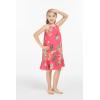 imageGirl Hawaiian Round Neck Dress in Pretty TropicalPretty Tropical Hot Pink
