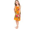 imageGirl Hawaiian Round Neck Dress in Pretty TropicalPretty Tropical Orange