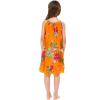 imageGirl Hawaiian Round Neck Dress in Pretty TropicalPretty Tropical Orange